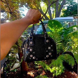 Urban Outfitters Black Vegan Leather Purse